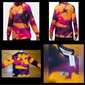 Nike Air Jordan Flight MVP 85 Long-Sleeve Shirt Men’s Sz S New!